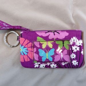 Retired Vera Bradley Pattern "Flutterby" ID Case